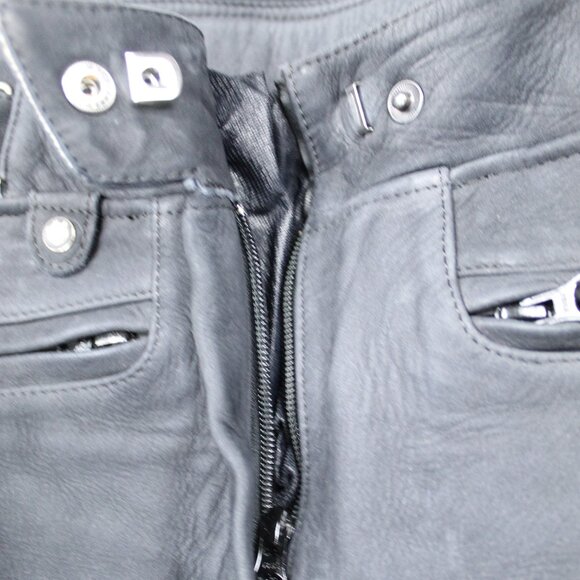 BMW MOTORRAD BMW Women’s Atlantis 4 Black Cow Leather Trousers Sz 38 As-is - Picture 9 of 12
